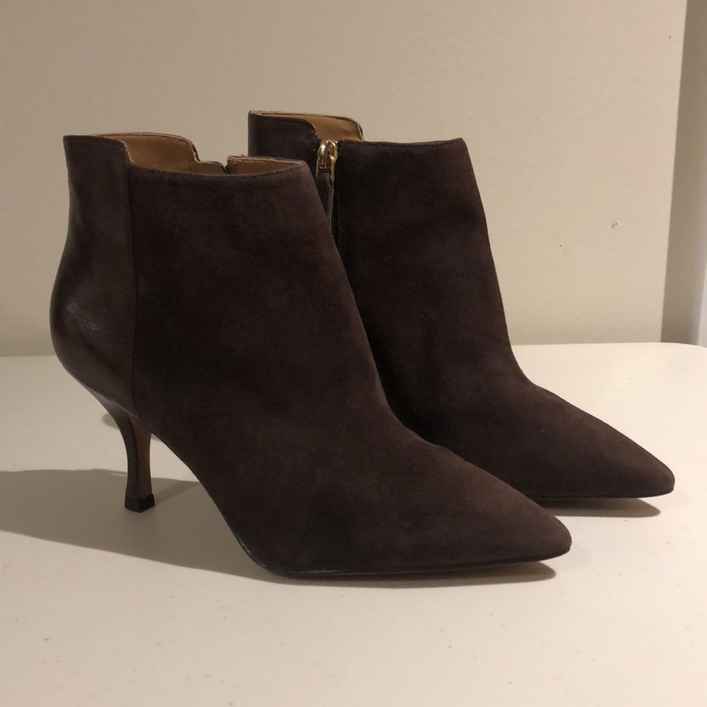 Nine West | EUC 3” Leather Ankle Boots